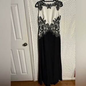 TADASHI SHOJI Womens Stretch Full Length Evening Sheath